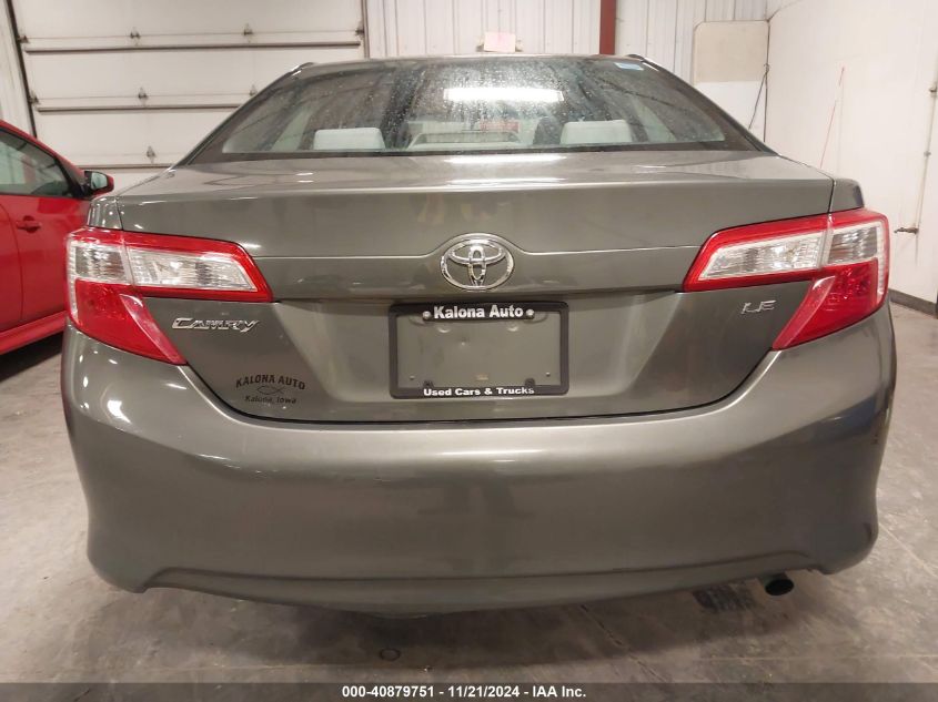 2012 Toyota Camry Le VIN: 4T4BF1FK9CR229314 Lot: 40879751