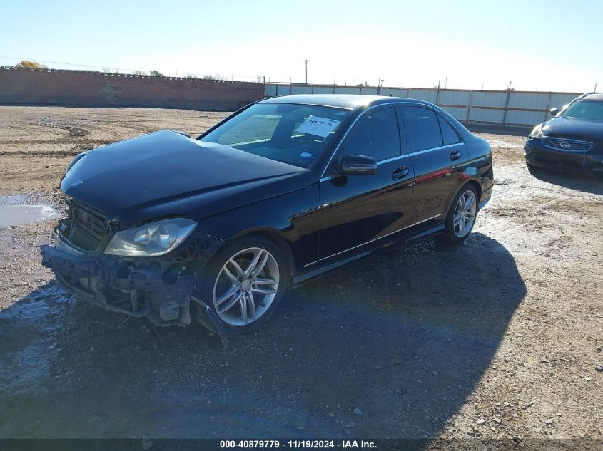 VIN WDDGF4HBXDR276073 2013 MERCEDES-BENZ C 250 no.2