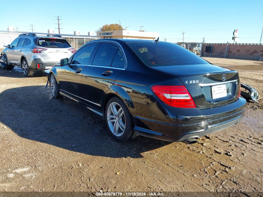 VIN WDDGF4HBXDR276073 2013 MERCEDES-BENZ C 250 no.3