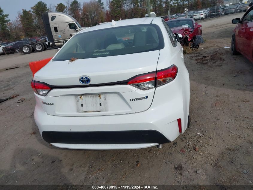 2022 Toyota Corolla Hybrid Le VIN: JTDEAMDE6N3000199 Lot: 40879815