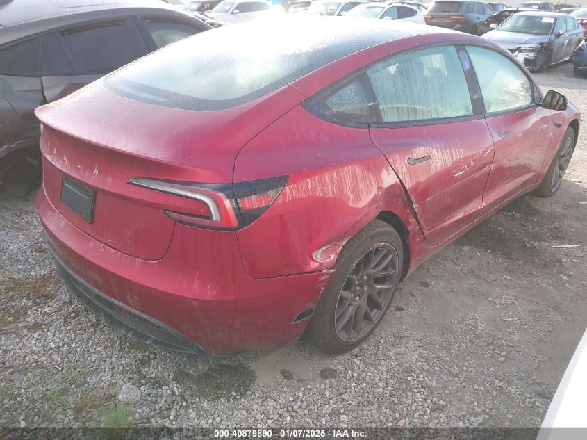 VIN 5YJ3E1EA1RF842222 2024 Tesla Model 3, Rear-Whee... no.4