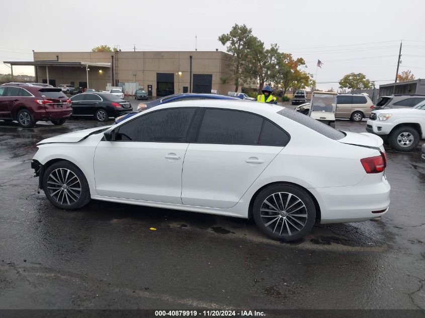 2016 Volkswagen Jetta 1.8T Sport VIN: 3VWD17AJ8GM394625 Lot: 40879919