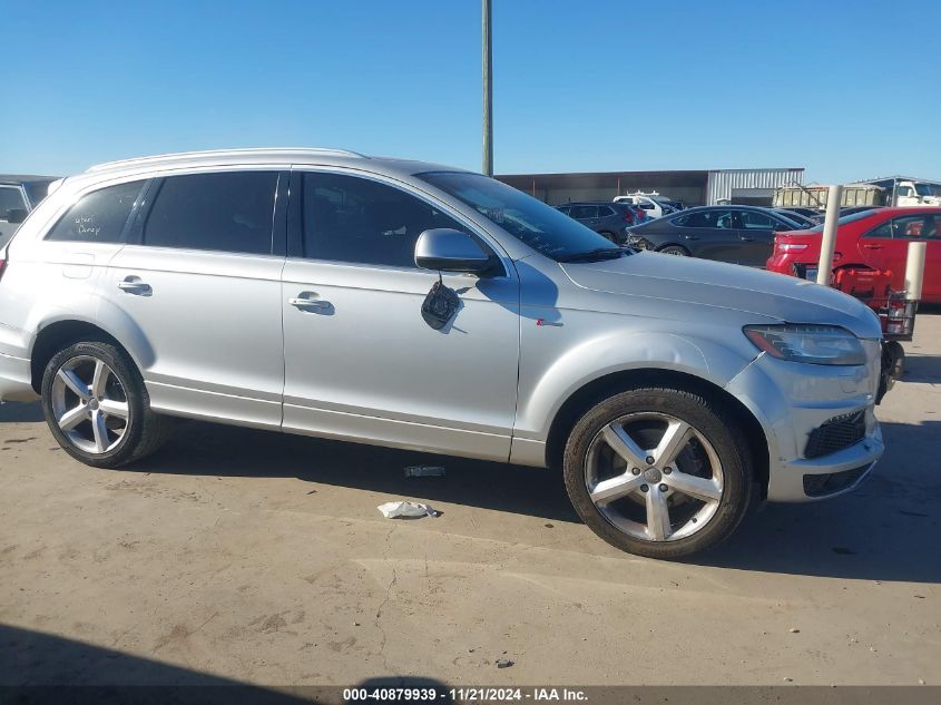 2014 Audi Q7 3.0T S Line Prestige VIN: WA1DGAFE5ED005484 Lot: 40879939