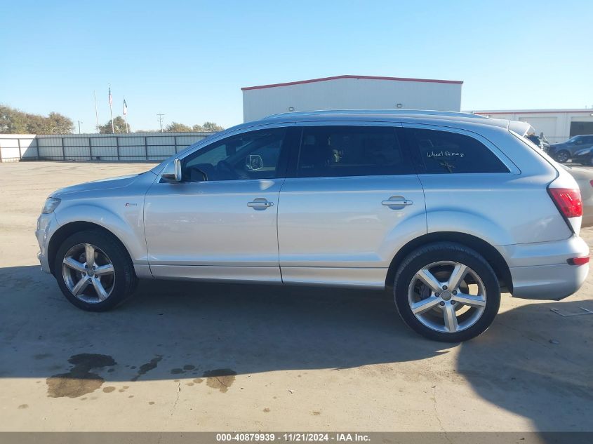 2014 Audi Q7 3.0T S Line Prestige VIN: WA1DGAFE5ED005484 Lot: 40879939