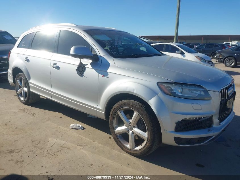 2014 Audi Q7 3.0T S Line Prestige VIN: WA1DGAFE5ED005484 Lot: 40879939