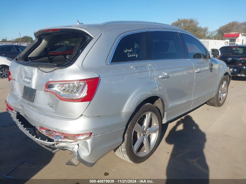 2014 Audi Q7 3.0T S Line Prestige VIN: WA1DGAFE5ED005484 Lot: 40879939