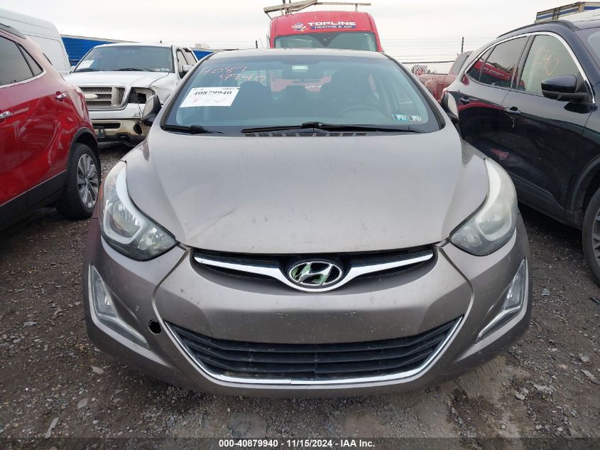 2016 Hyundai Elantra Value Edition VIN: 5NPDH4AE6GH669396 Lot: 40879940