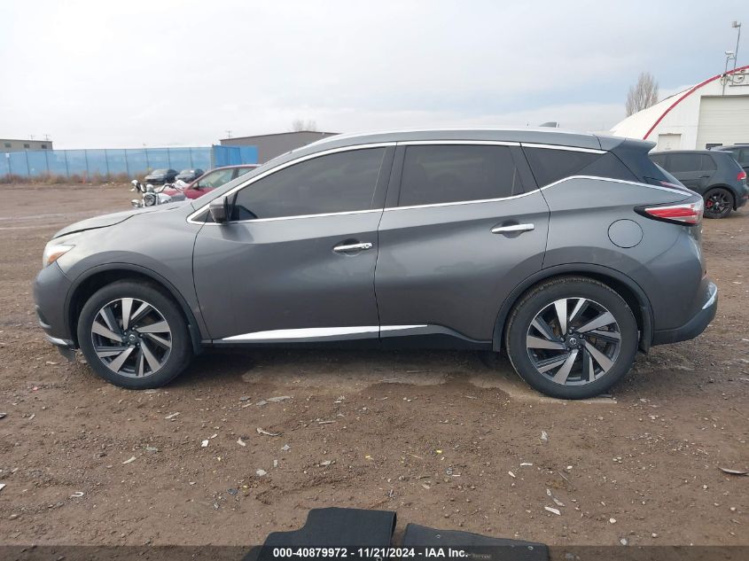 2017 Nissan Murano Platinum VIN: 5N1AZ2MG2HN185501 Lot: 40879972