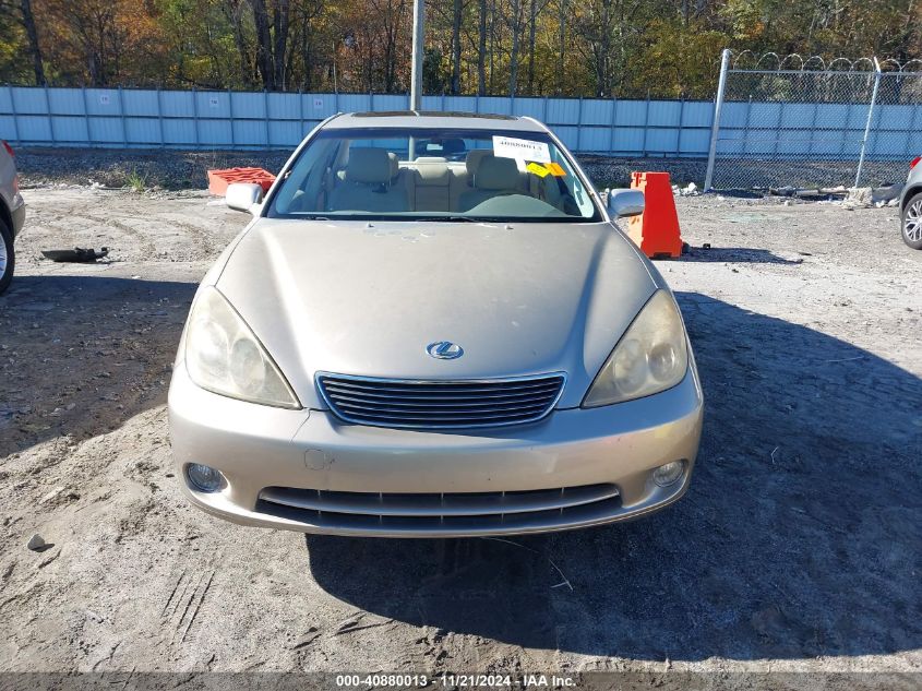 2006 Lexus Es 330 VIN: JTHBA30GX65145643 Lot: 40880013