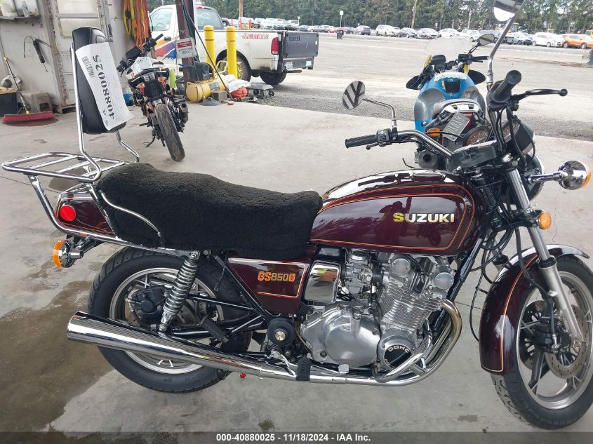 1980 Suzuki Gs850 G VIN: GS850123390 Lot: 40880025