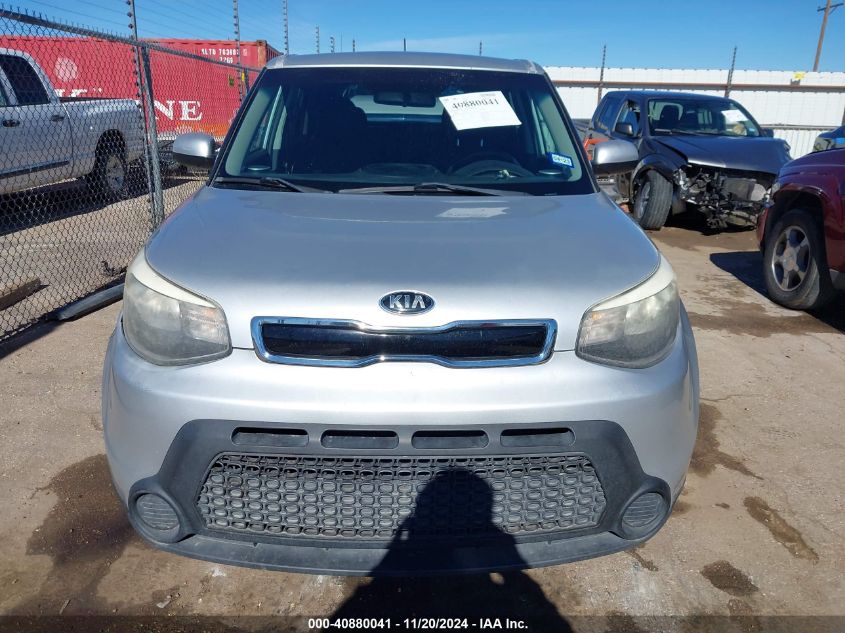 2015 Kia Soul + VIN: KNDJP3A56F7757027 Lot: 40880041