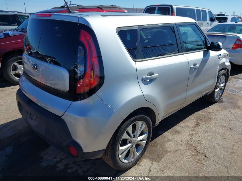 2015 Kia Soul + VIN: KNDJP3A56F7757027 Lot: 40880041