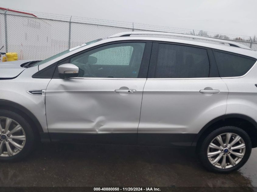 2017 Ford Escape Titanium VIN: 1FMCU9JD4HUB50362 Lot: 40880050