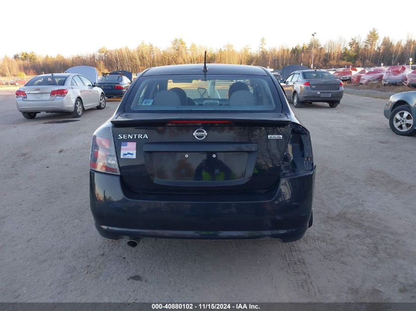 2012 Nissan Sentra 2.0 Sr VIN: 3N1AB6AP8CL774911 Lot: 40880102