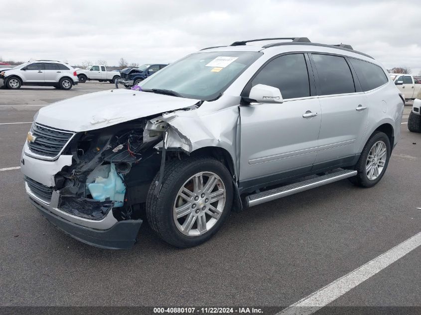 VIN 1GNKRGKD3EJ123145 2014 Chevrolet Traverse, 1LT no.2