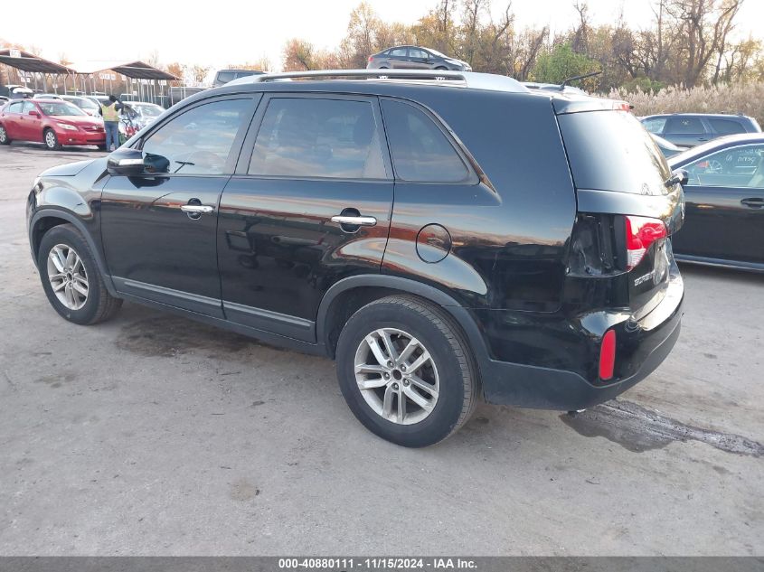 VIN 5XYKT4A65FG623515 2015 KIA Sorento, LX no.3