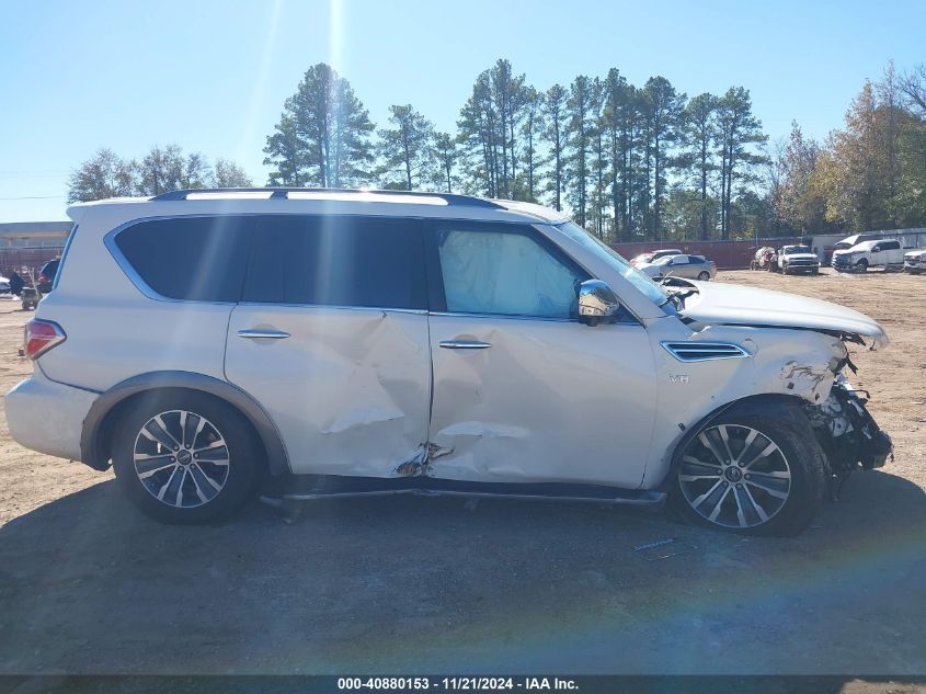 2018 Nissan Armada Sl VIN: JN8AY2ND1J9055062 Lot: 40880153