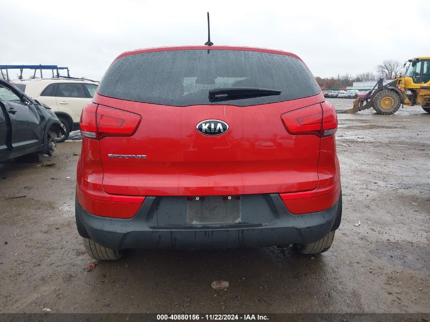 2015 Kia Sportage Lx VIN: KNDPB3AC6F7762168 Lot: 40880156