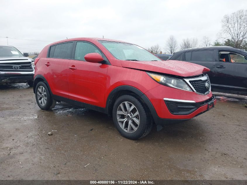 VIN KNDPB3AC6F7762168 2015 KIA Sportage, LX no.1