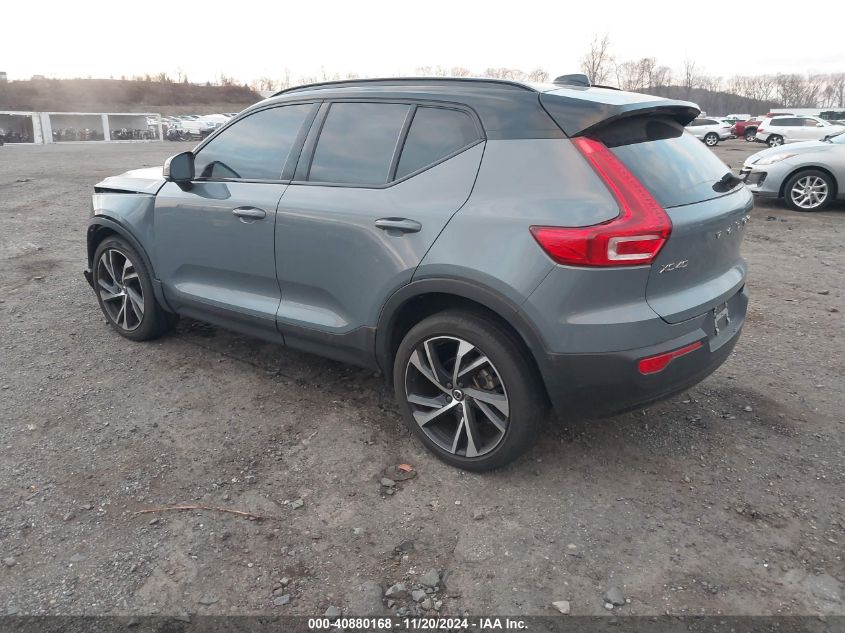 2021 Volvo Xc40 T5 R-Design VIN: YV4162UM6M2494402 Lot: 40880168