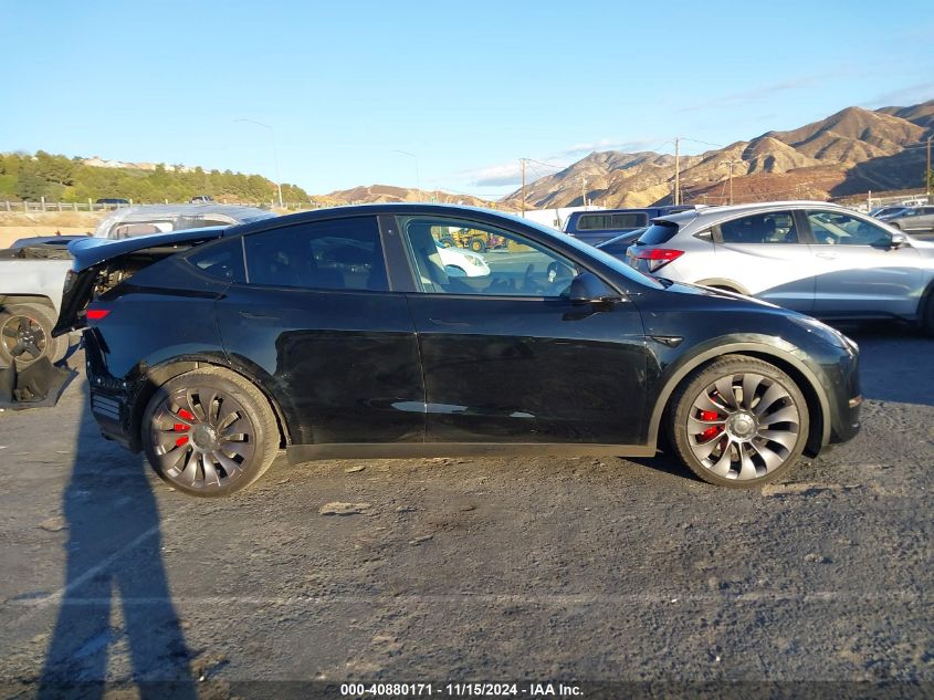 2021 Tesla Model Y Performance Dual Motor All-Wheel Drive VIN: 5YJYGDEF6MF306484 Lot: 40880171