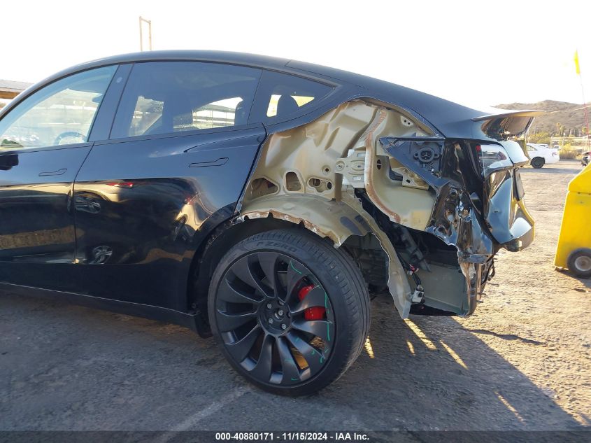 2021 Tesla Model Y Performance Dual Motor All-Wheel Drive VIN: 5YJYGDEF6MF306484 Lot: 40880171