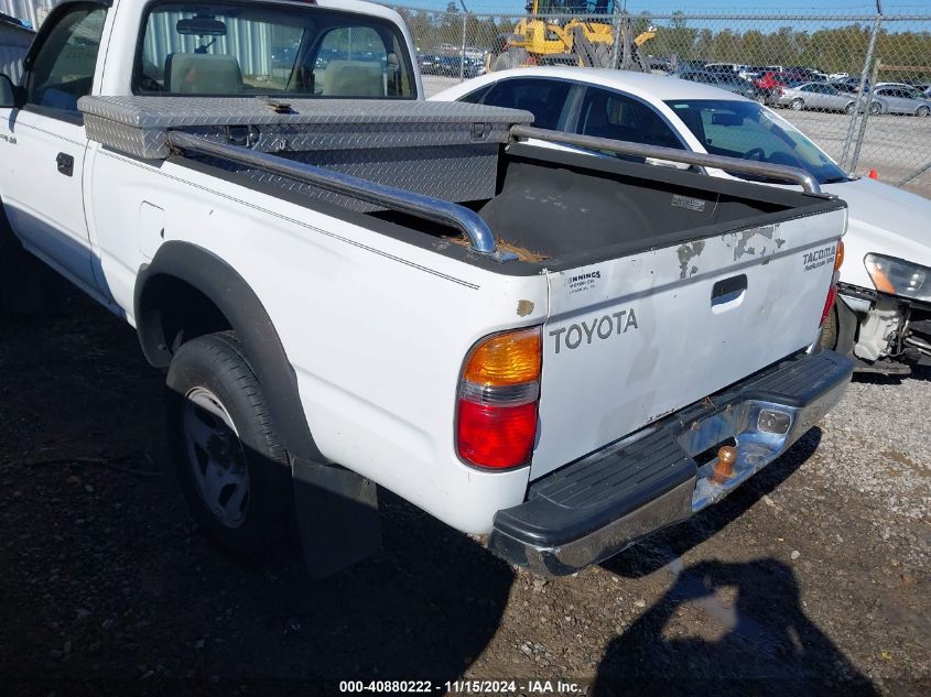 2001 Toyota Tacoma Prerunner VIN: 5TENM92N61Z854578 Lot: 40880222