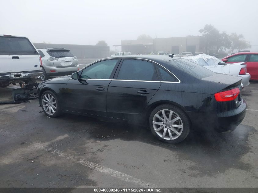 2013 Audi A4 2.0T Premium VIN: WAUEFAFL3DN042471 Lot: 40880246