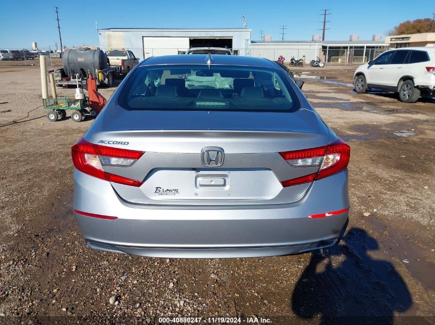 2022 Honda Accord Lx VIN: 1HGCV1F16NA041921 Lot: 40880247