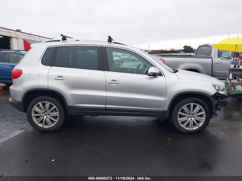 2014 Volkswagen Tiguan Sel VIN: WVGAV3AX5EW530256 Lot: 40880272