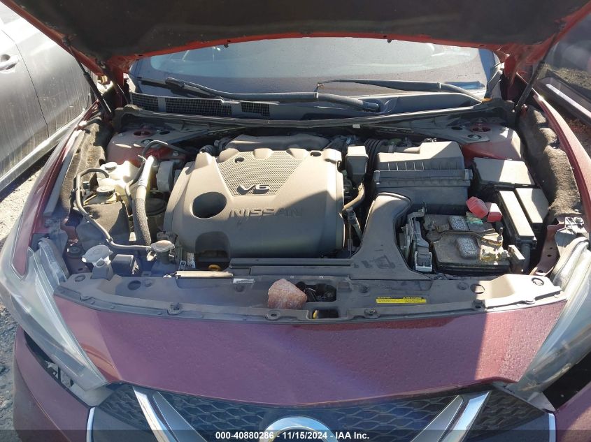 2017 Nissan Maxima 3.5 Sr VIN: 1N4AA6AP8HC366918 Lot: 40880286