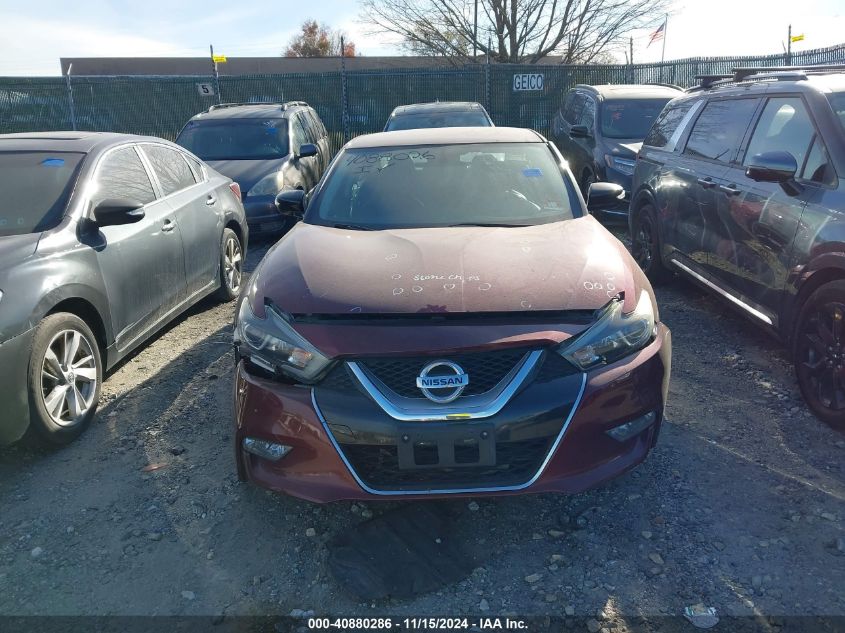 2017 Nissan Maxima 3.5 Sr VIN: 1N4AA6AP8HC366918 Lot: 40880286
