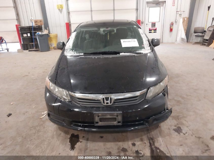 2012 Honda Civic Ex-L VIN: 19XFB2F92CE028917 Lot: 40880339