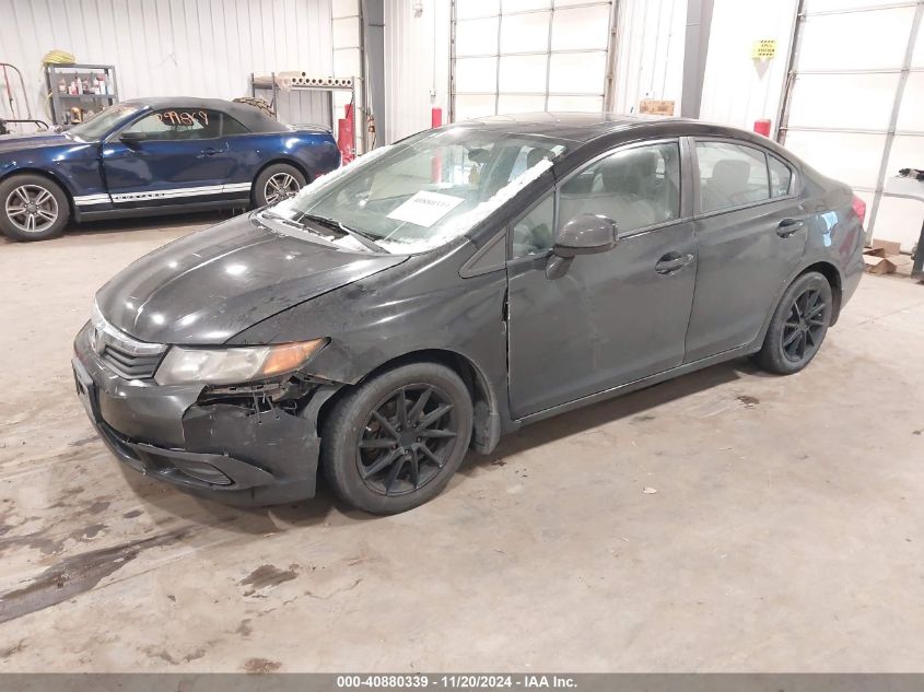 2012 Honda Civic Ex-L VIN: 19XFB2F92CE028917 Lot: 40880339