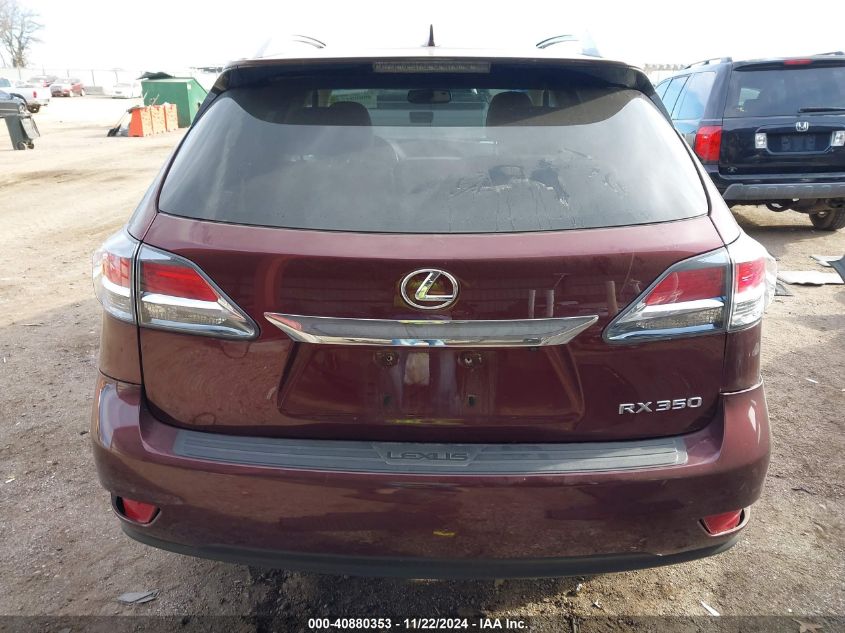 2015 Lexus Rx 350 VIN: JTJZK1BA2F2421354 Lot: 40880353