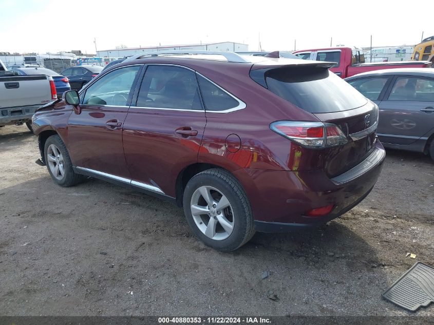 2015 Lexus Rx 350 VIN: JTJZK1BA2F2421354 Lot: 40880353