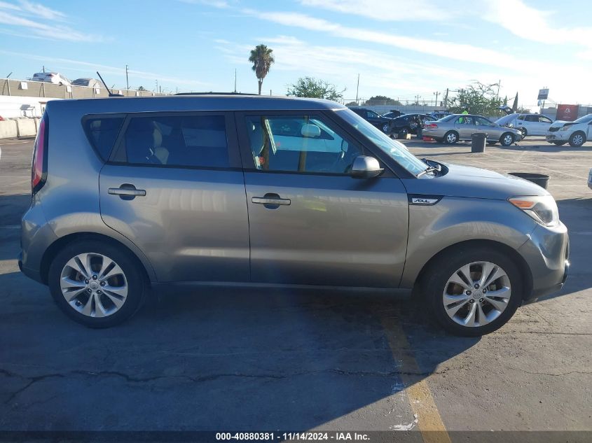 2016 Kia Soul + VIN: KNDJP3A5XG7243201 Lot: 40880381