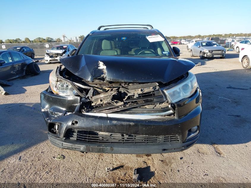 2015 Toyota Highlander Limited V6 VIN: 5TDYKRFH1FS041936 Lot: 40880387