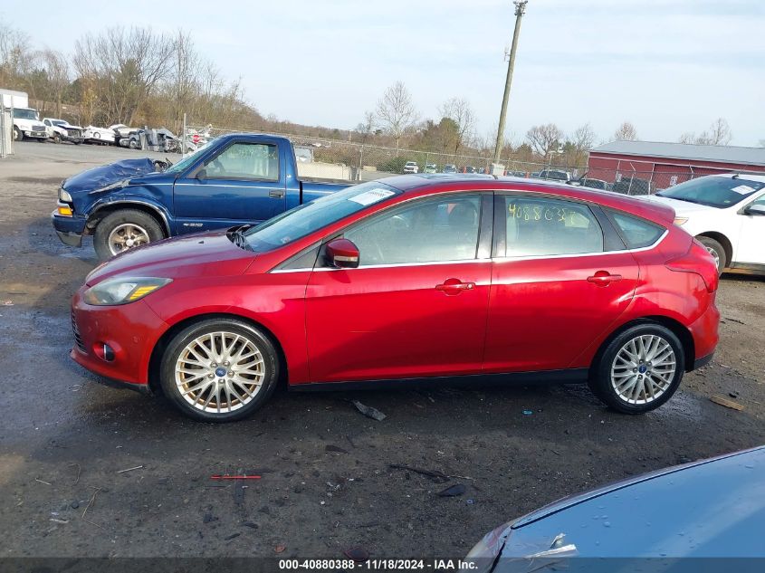 2013 Ford Focus Titanium VIN: 1FADP3N26DL231598 Lot: 40880388