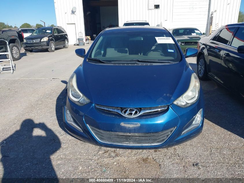 2016 Hyundai Elantra Se/Sport/Limited VIN: KMHDH4AE8GU491198 Lot: 40880409