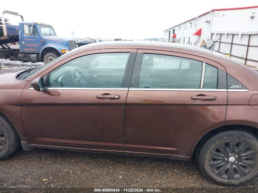 2012 Chrysler 200 Lx VIN: 1C3CCBAB5CN192009 Lot: 40880430