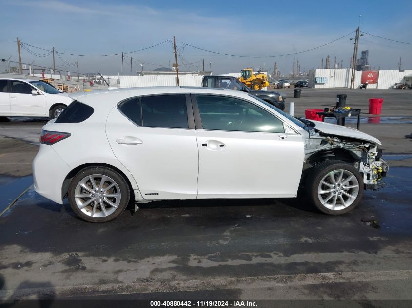 2012 Lexus Ct 200H Premium VIN: JTHKD5BH9C2052361 Lot: 40880442