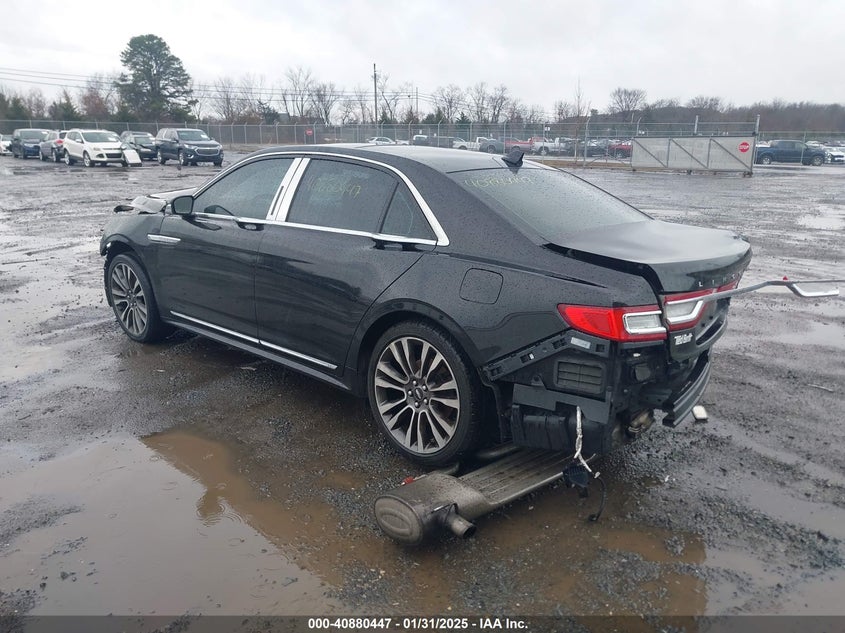 Vin: 1ln6l9tk3k5606638, lot: 41370110, lincoln continental select 20193