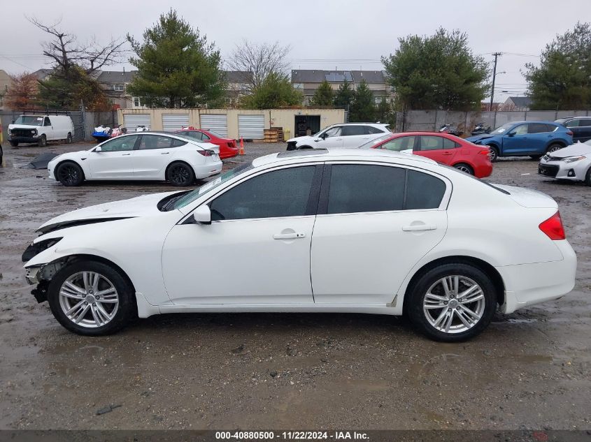 2012 Infiniti G37X VIN: JN1CV6AR8CM970189 Lot: 40880500