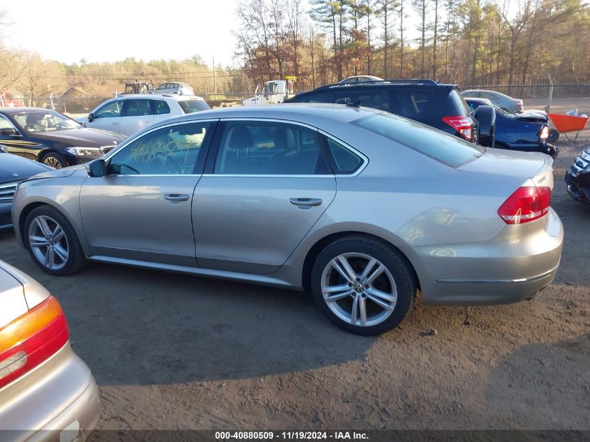 2013 Volkswagen Passat 3.6L V6 Sel Premium VIN: 1VWCM7A35DC117982 Lot: 40880509