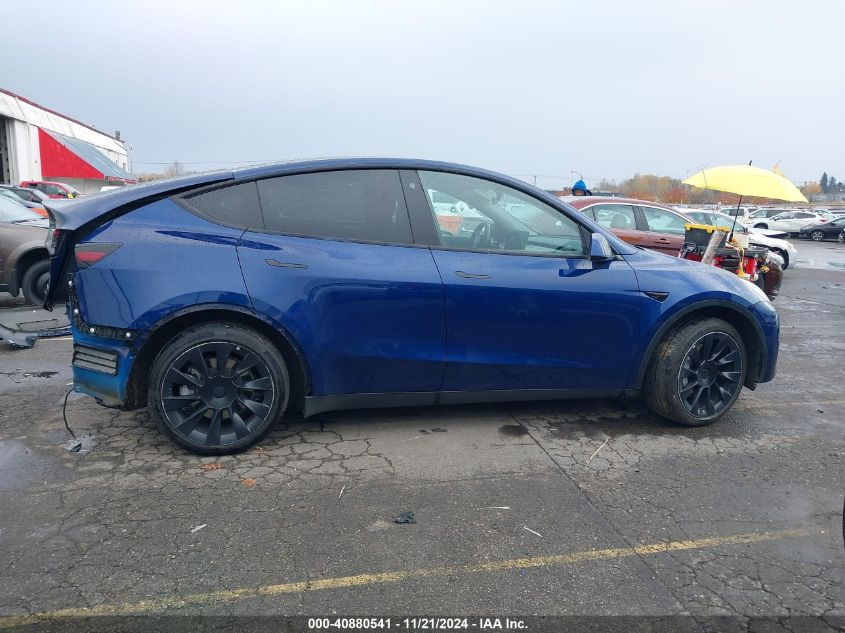 2022 Tesla Model Y Long Range Dual Motor All-Wheel Drive VIN: 7SAYGDEE3NF386600 Lot: 40880541