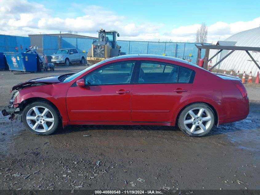 2006 Nissan Maxima 3.5 Se VIN: 1N4BA41E16C852104 Lot: 40880548