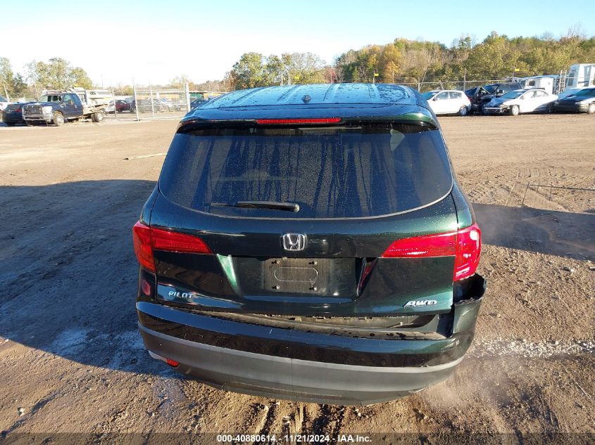 2018 Honda Pilot Ex-L VIN: 5FNYF6H56JB055642 Lot: 40880614