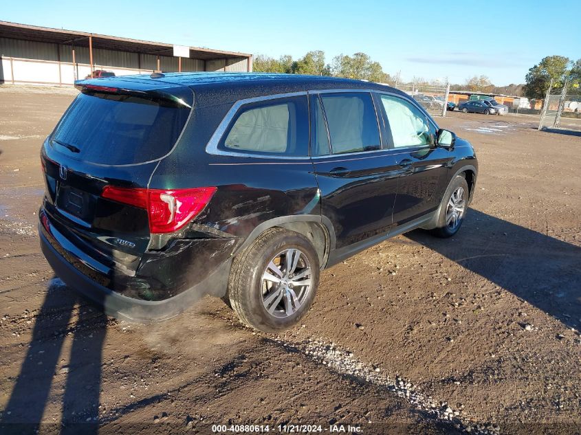 2018 Honda Pilot Ex-L VIN: 5FNYF6H56JB055642 Lot: 40880614