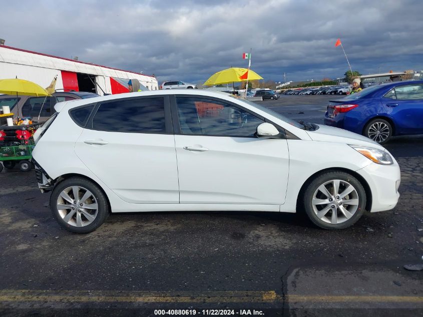 2014 Hyundai Accent Se VIN: KMHCU5AE8EU155741 Lot: 40880619